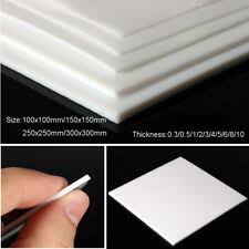 PTFE FILM SHEET PLATE THICKNESS 0.3/0.5/1/2/3/4/5/6/8/10MM SIZE:100-300MM